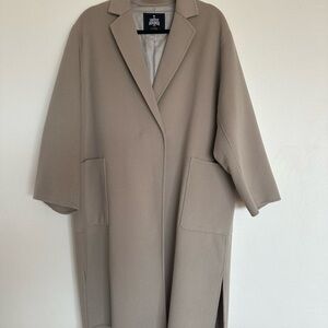 Elegant Tan Overcoat